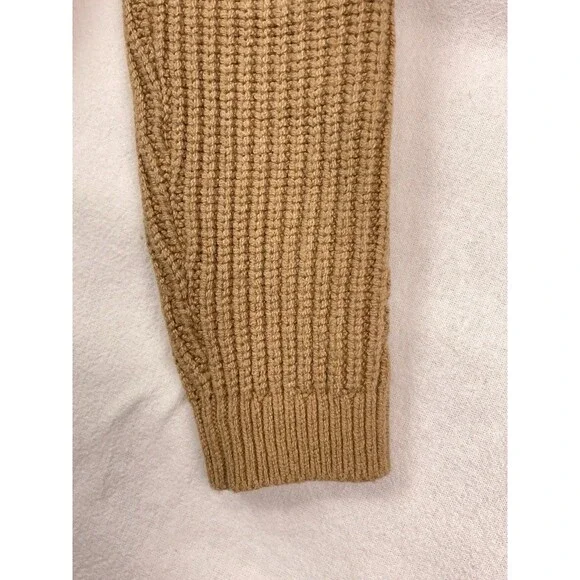 knitted dress short sleeve Black Ribbed Knit Wool Blend Short Sweater Dress